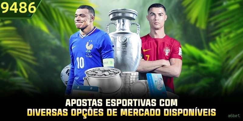 Imagem promocional da a6bet mostrando a plataforma e suas vantagens
